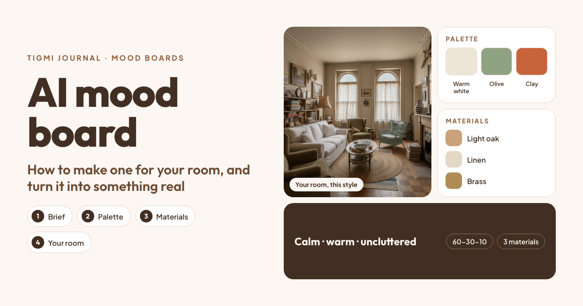 AI Mood Board: How to Make One for a Room, Step by Step